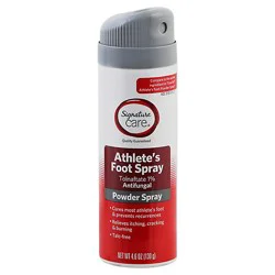 Signature Select/care Athletes Foot Spray Powder Tolnaftate 1% Antifungal - 4.6 Oz
