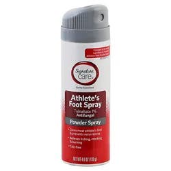 Signature Select/care Athletes Foot Spray Powder Tolnaftate 1% Antifungal - 4.6 Oz