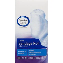 Signature Select/care Bandage Roll Flexible 4.5in X 4.1yd - Each