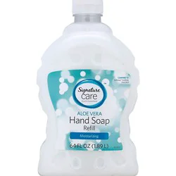 Signature Select/care Hand Soap Aloe Vera Moisturizing Refill - 64 Fl. Oz.