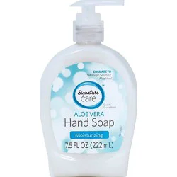 Signature Select/care Hand Soap Aloe Vera Moisturizing - 7.5 Fl. Oz.