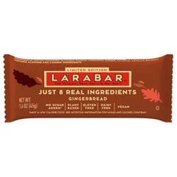 Larabar Food Bar Fruit & Nut Gingerbread - 5-1.6 Oz