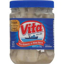 Vita Herring In Wine Sauce - 12 Oz
