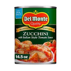 Del Monte Tomato Sauce Zucchini With Italian Style - 14.5 Oz