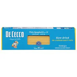 De Cecco Pasta No. 11 Spaghetti Thin Box - 1 Lb