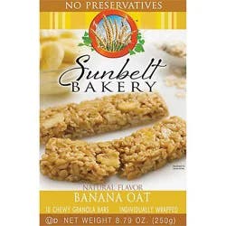 Sunbelt Bakery Granola Bars Chewy Banana Harvest - 10 Count