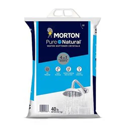 Morton Water Softener Salt Crystals Pure And Natural - 40 Lb