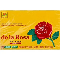 De La Rosa Candy Peanut Marzipan Style Box - 12-1 Oz