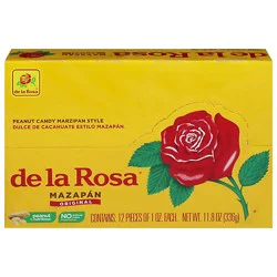 De La Rosa Candy Peanut Marzipan Style Box - 12-1 Oz