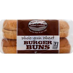 Wheat Mt Wheat Hamburger Buns - 20 Oz
