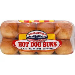 Wheat Montana White Hot Dog Buns - 14 Oz