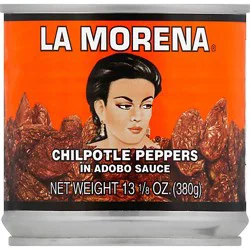 La Morena Peppers Chipotle In Adobo Sauce Bag - 13.125 Oz
