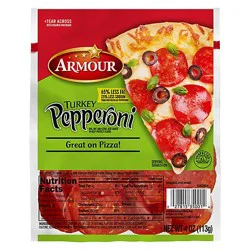 Armour Sliced Turkey Pepperoni - 4 Oz