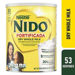 Nido Fortificada Milk Whole Dry Can - 56.3 Oz