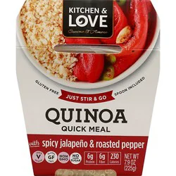 Cucina & Amore Quinoa Meal Spicy Jalapeno & Roasted Peppers Box - 7.9 Oz