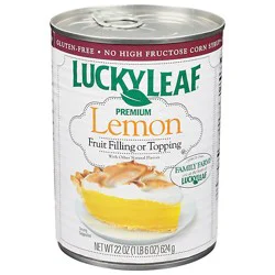 Lucky Leaf Fruit Filling & Topping Premium Lemon - 22 Oz