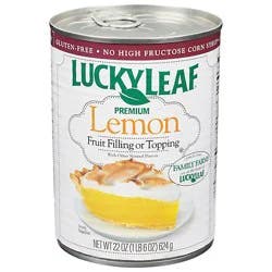 Lucky Leaf Fruit Filling & Topping Premium Lemon - 22 Oz