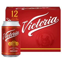 Victoria Mexican Lager Beer Cans 4.0% Abv - 12-12 Fl. Oz.