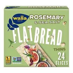 Wasa Flatbread Rosemary & Sea Salt Thins Crackers - 6.7 Oz