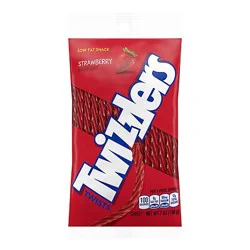 Twizzlers Twists Strawberry Flavored Licorice Style Candy Bag - 7 Oz