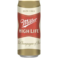 Miller High Life American Style Lager Beer 4.6% Abv Can - 32 Fl. Oz.