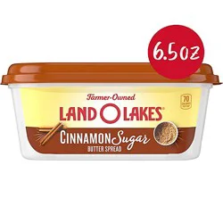 Land O Lakes Cinnamon Sugar Butter Spread Spreadable Tub - 6.5 Oz