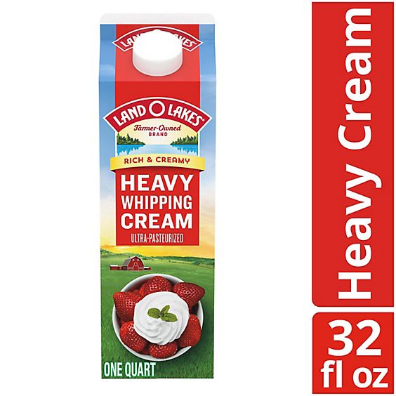slide 1 of 1, Land O Lakes Heavy Whipping Cream - 1 Quart, 1 qt