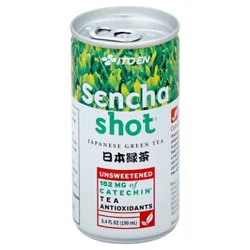 Ito En Sencha Shot Green Tea Japanese Unsweetened - 6.4 Fl. Oz.