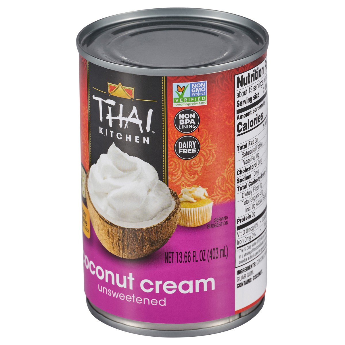 slide 8 of 12, Thai Kitchen Gluten Free Unsweetened Coconut Cream - 13.66 Fl. Oz., 13.66 fl oz
