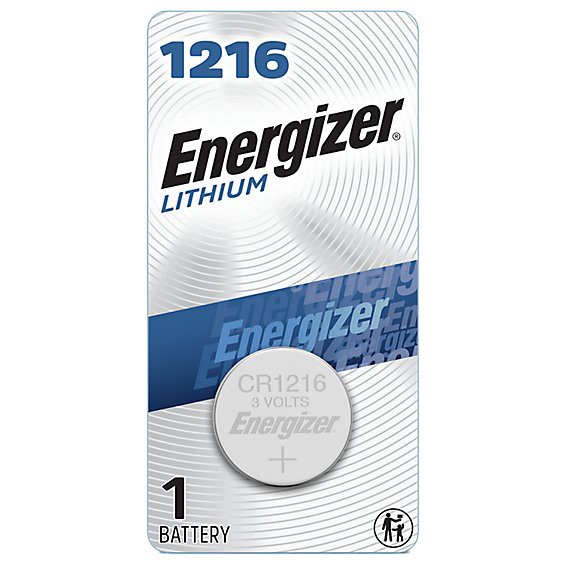 slide 1 of 1, Energizer 1216 Lithium Coin Battery - Each, 1 ct
