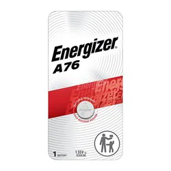 Energizer A76 1.5 Volt Miniature Alkaline Button Batteries - Each