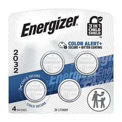 Energizer 2032 3v Lithium Coin Batteries - 4 Count