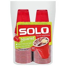 Solo Cups Plastic Squared 18 Ounce Bag - 50 Count