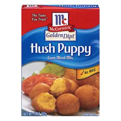 Mccormick Golden Dipt Corn Meal Mix Hush Puppy - 10 Oz