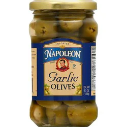 Napoleon Olives Stuffed Garlic - 6.5 Oz