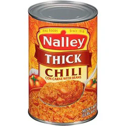 Nalley Chili Con Carne With Beans And Cheese - 40 Oz