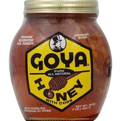 Goya Honey With Comb Orange Blossom Jar - 16 Oz