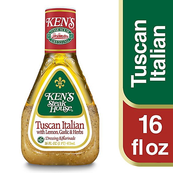 slide 1 of 1, Kens Steak House Dressing & Marinade Italian - 16 Fl. Oz., 16 fl oz