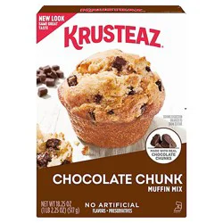 Krusteaz Chocolate Chunk Muffin Mix - 18.25 Oz