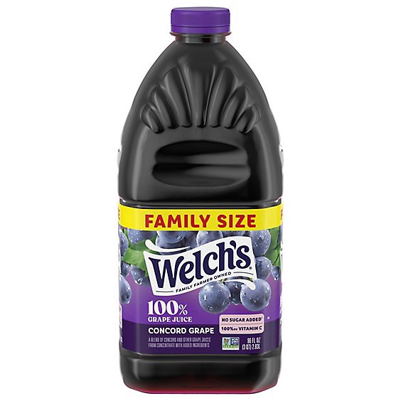 slide 1 of 1, Welchs 100% Juice Grape Concord Grape - 96 Fl. Oz., 96 fl oz