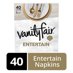 Vanity Fair Entertain Paper Napkins - 40 Count