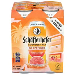 Schofferhofer Grapefruit Cans - 4-16 Fl. Oz.