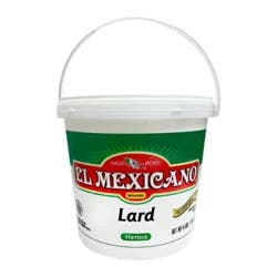 El Mexicano Manteca Tub - 64 Lb