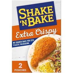 Shake 'n Bake Extra Crispy Seasoned Coating Mix Packets 2 Count - 5 Oz