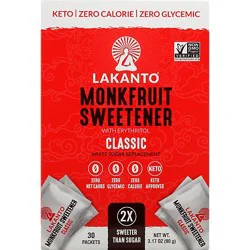 Lakanto Sweetener Monkfruit Classic - 3.17 Oz
