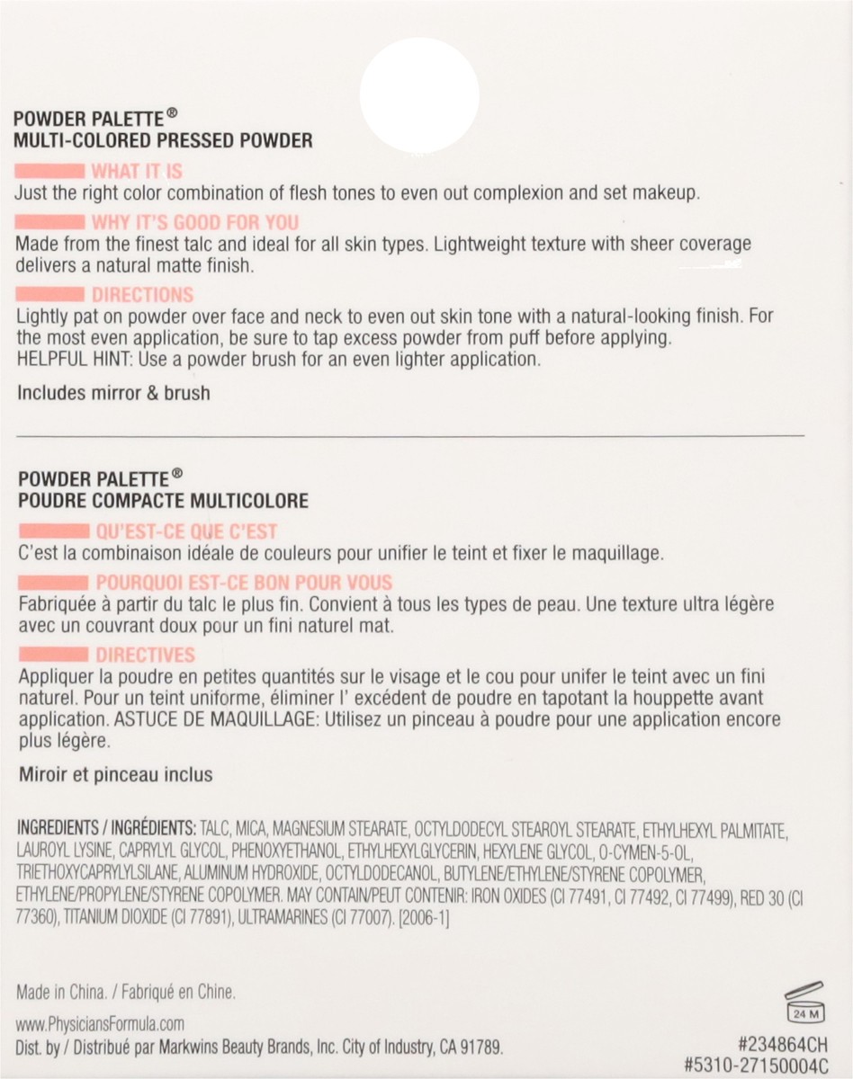 slide 2 of 11, Physicians Formula Powder Palette Buff - 0.30 Oz, 0.3 oz