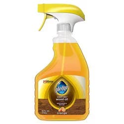 Pledge Expert Care Orange Scent Wood Oil Trigger Aerosol Spray - 16 Oz
