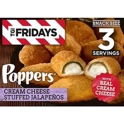 Tgi Fridays Frozen Appetizers Cream Cheese Stuffed Jalapeno Poppers - 8 Oz
