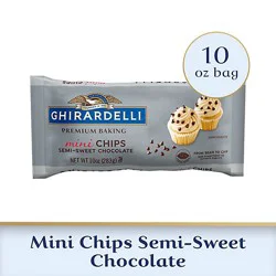 Ghirardelli Mini Semi-Sweet Chocolate Premium Baking Chips - 10 Oz