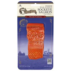 Echo Falls Salmon Sockeye Alder Smoked Hot - 4 Oz